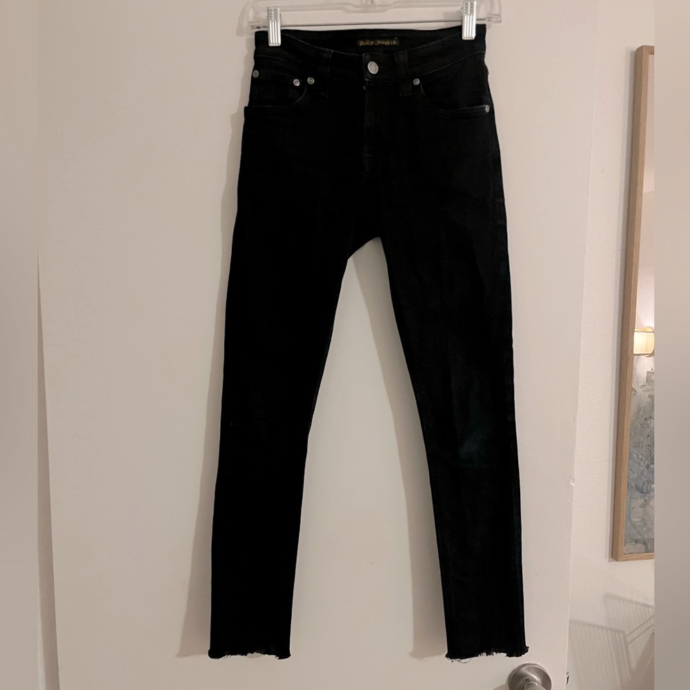 Women’s Nudie Jeans Organic Black Denim